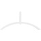 Ekena Millwork Archdale Architectural Grade PVC Gable Bracket, 96"W x 44"H x 4"D x 4"F, 11/12 Pitch GBP096X44X0404ARC00 - alternate 3